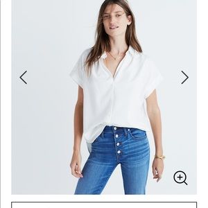 White central shirt madewell
